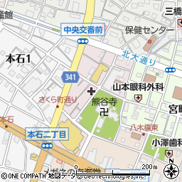 埼玉県熊谷市仲町周辺の地図