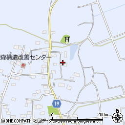 茨城県つくば市若森1267周辺の地図