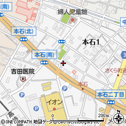 埼玉県熊谷市本石1丁目101周辺の地図