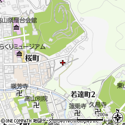 岐阜県高山市左京町166周辺の地図