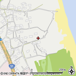 茨城県鉾田市大竹46周辺の地図