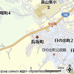 岐阜県高山市長坂町45周辺の地図