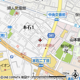 埼玉県熊谷市本石1丁目272周辺の地図