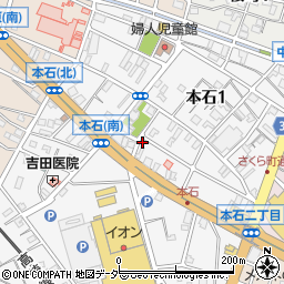 埼玉県熊谷市本石1丁目101-1周辺の地図
