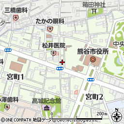 埼玉県熊谷市宮町2丁目54周辺の地図