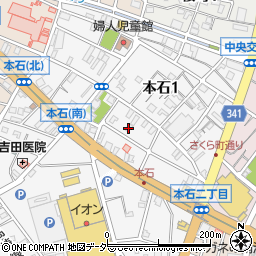埼玉県熊谷市本石1丁目114周辺の地図