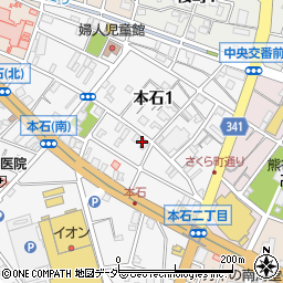 埼玉県熊谷市本石1丁目119周辺の地図