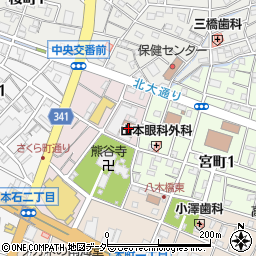 埼玉県熊谷市仲町41周辺の地図