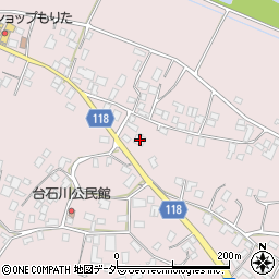 茨城県石岡市石川91周辺の地図