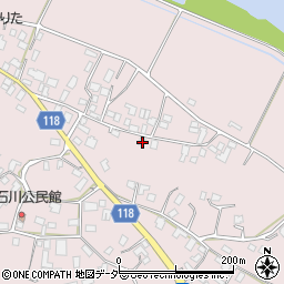 茨城県石岡市石川152周辺の地図