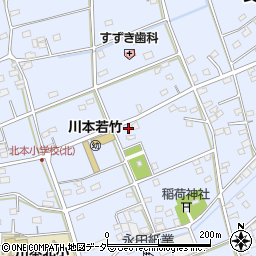 埼玉県深谷市長在家225周辺の地図
