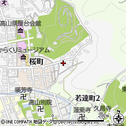 岐阜県高山市左京町155周辺の地図