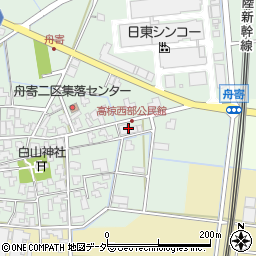 坂井市高椋西部コミュニティセンター周辺の地図