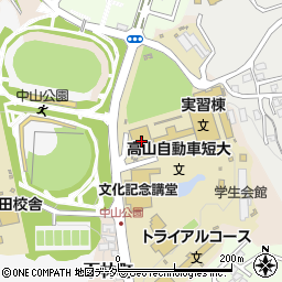 高山自動車短期大学周辺の地図