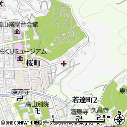 岐阜県高山市左京町156周辺の地図