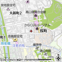 岐阜県高山市八幡町127周辺の地図