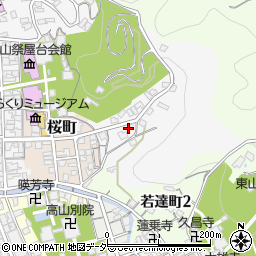 岐阜県高山市左京町157周辺の地図