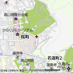 岐阜県高山市左京町6周辺の地図