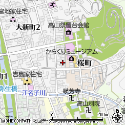 岐阜県高山市八幡町156周辺の地図