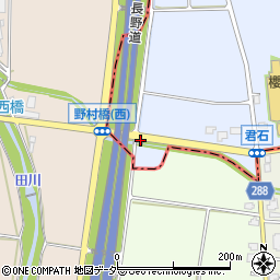 野村橋東周辺の地図