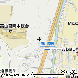 岐阜県高山市下岡本町1412周辺の地図