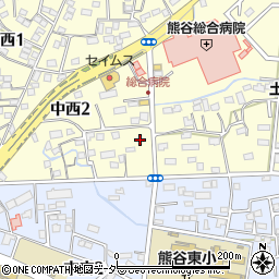 熊谷総合病院第３専用駐車場周辺の地図