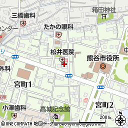 埼玉県熊谷市宮町2丁目58周辺の地図