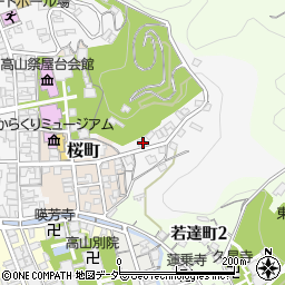 岐阜県高山市左京町150周辺の地図