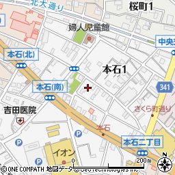 埼玉県熊谷市本石1丁目125周辺の地図