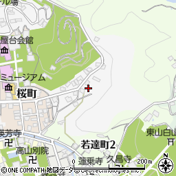 岐阜県高山市左京町周辺の地図