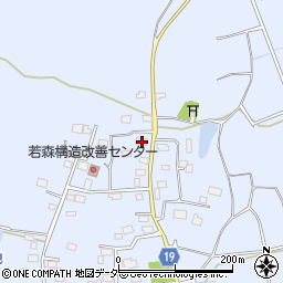 茨城県つくば市若森1248周辺の地図