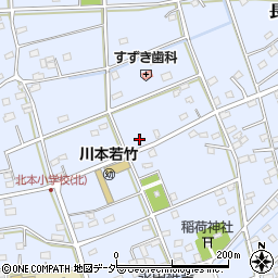 埼玉県深谷市長在家404周辺の地図