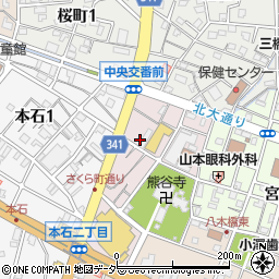 埼玉県熊谷市仲町17周辺の地図