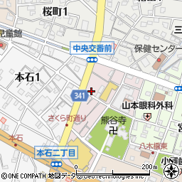 埼玉県熊谷市仲町16周辺の地図