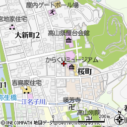 岐阜県高山市八幡町159周辺の地図
