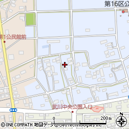 埼玉県深谷市長在家610周辺の地図
