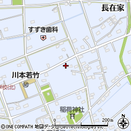 埼玉県深谷市長在家232周辺の地図
