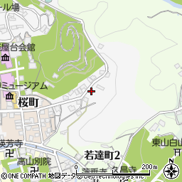 岐阜県高山市左京町451周辺の地図