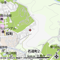 岐阜県高山市左京町451周辺の地図