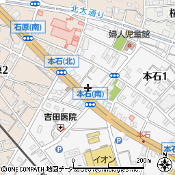 埼玉県熊谷市本石1丁目68周辺の地図