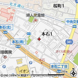埼玉県熊谷市本石1丁目144周辺の地図