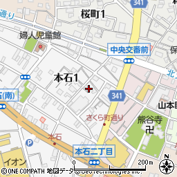 埼玉県熊谷市本石1丁目244周辺の地図
