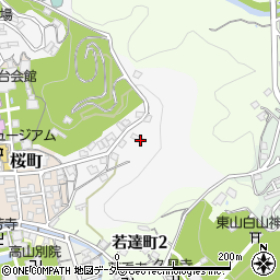 岐阜県高山市左京町414周辺の地図