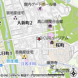 岐阜県高山市八幡町26周辺の地図