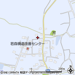 茨城県つくば市若森1243周辺の地図