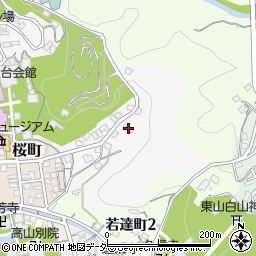 岐阜県高山市左京町417周辺の地図