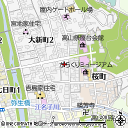 岐阜県高山市八幡町28周辺の地図
