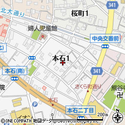 埼玉県熊谷市本石1丁目161周辺の地図