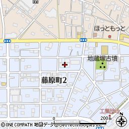 富士見産業第二工場周辺の地図