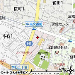 埼玉県熊谷市仲町11周辺の地図